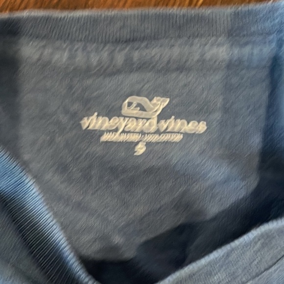 Vineyard Vines Boys Blue Short Sleeve T-Short Size 5 - Picture 5 of 5